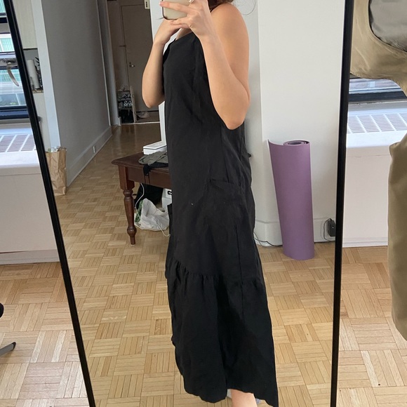 **SOLD DO NOT BUY** Cutest vintage 90s asymmetrical maxi dress - Picture 3 of 12